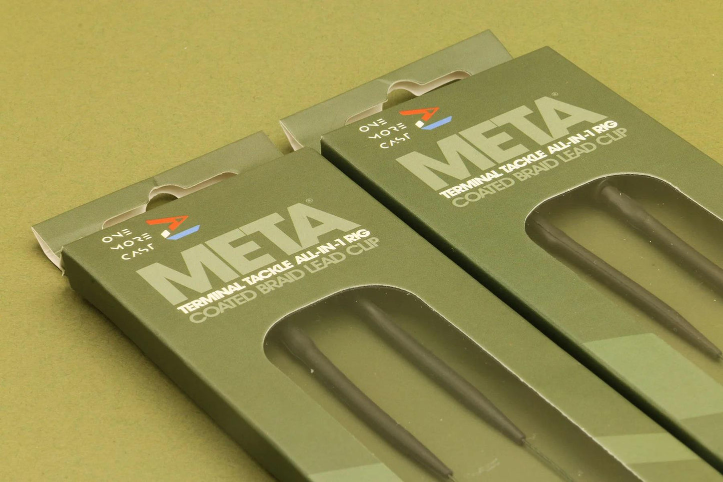 One More Cast Leadcore All-In-1 Rig Coated Braid Lead Clip Micro Barbed