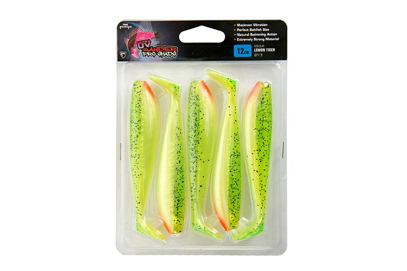 Fox Rage Zander Pro Shads Lemon Tiger Ultra UV 7.5cm