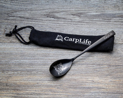 CarpLife Black Etched Spoon