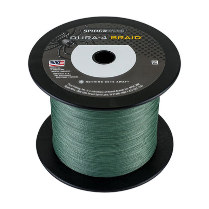 Spiderwire Dura 4 1800m / 15.0kg | 33lb / Moss Green