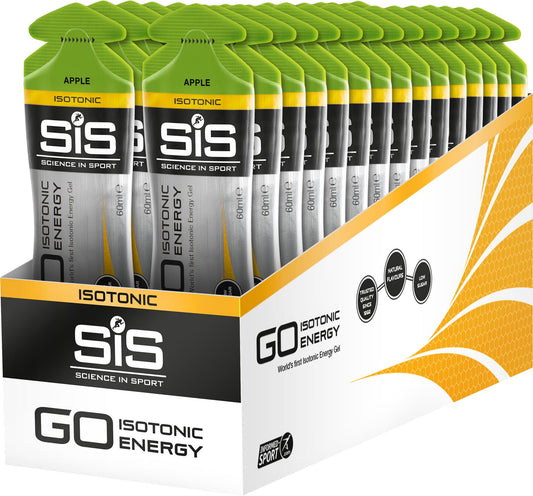 Science In Sport GO Isotonic Energy Gel - Apple  60 ml Tube - Box Of 30
