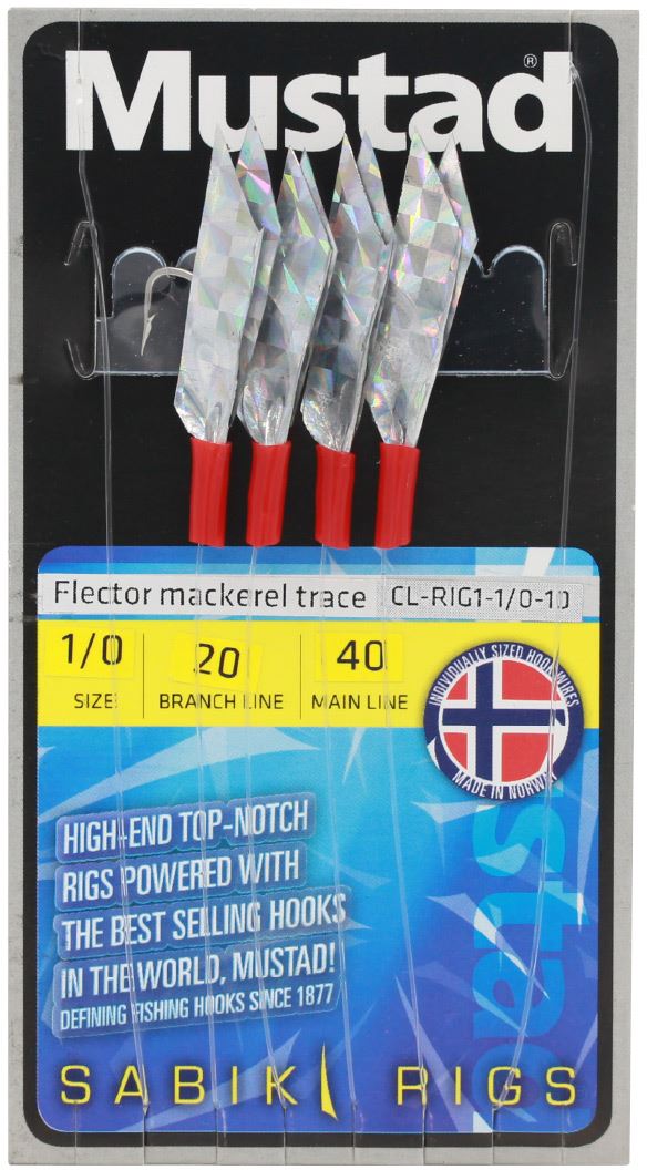 Mustad Flector Mackerel Size 3/0 50lb