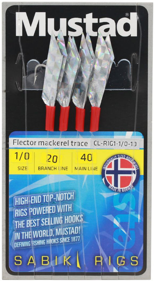 Mustad Flector Mackerel Size 3/0 50lb
