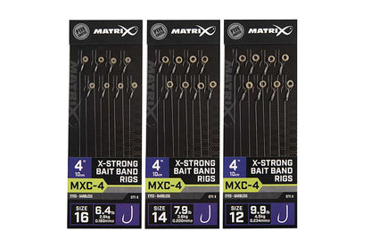 Fox Matrix MXC-4 4" X-Strong Bait Band Rig