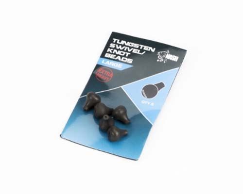 Nash Tungsten Swivel/Knot Bead Large