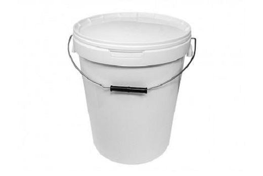 Lemco 26L Round White Bucket