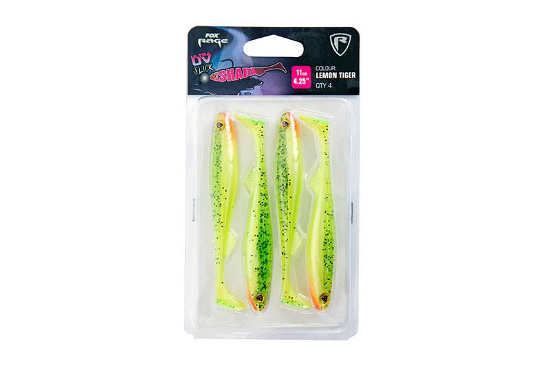 Fox Rage Slick Shad Lemon Tiger Ultra UV 11cm