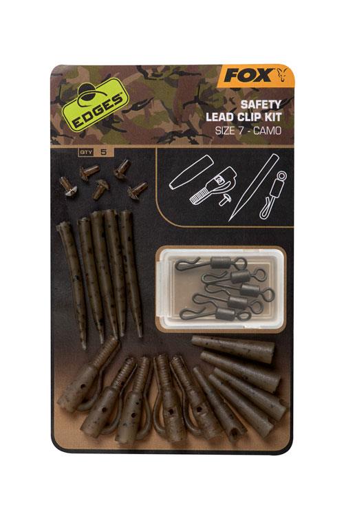 Fox Edges Camo Lead Clip Kit Size 7