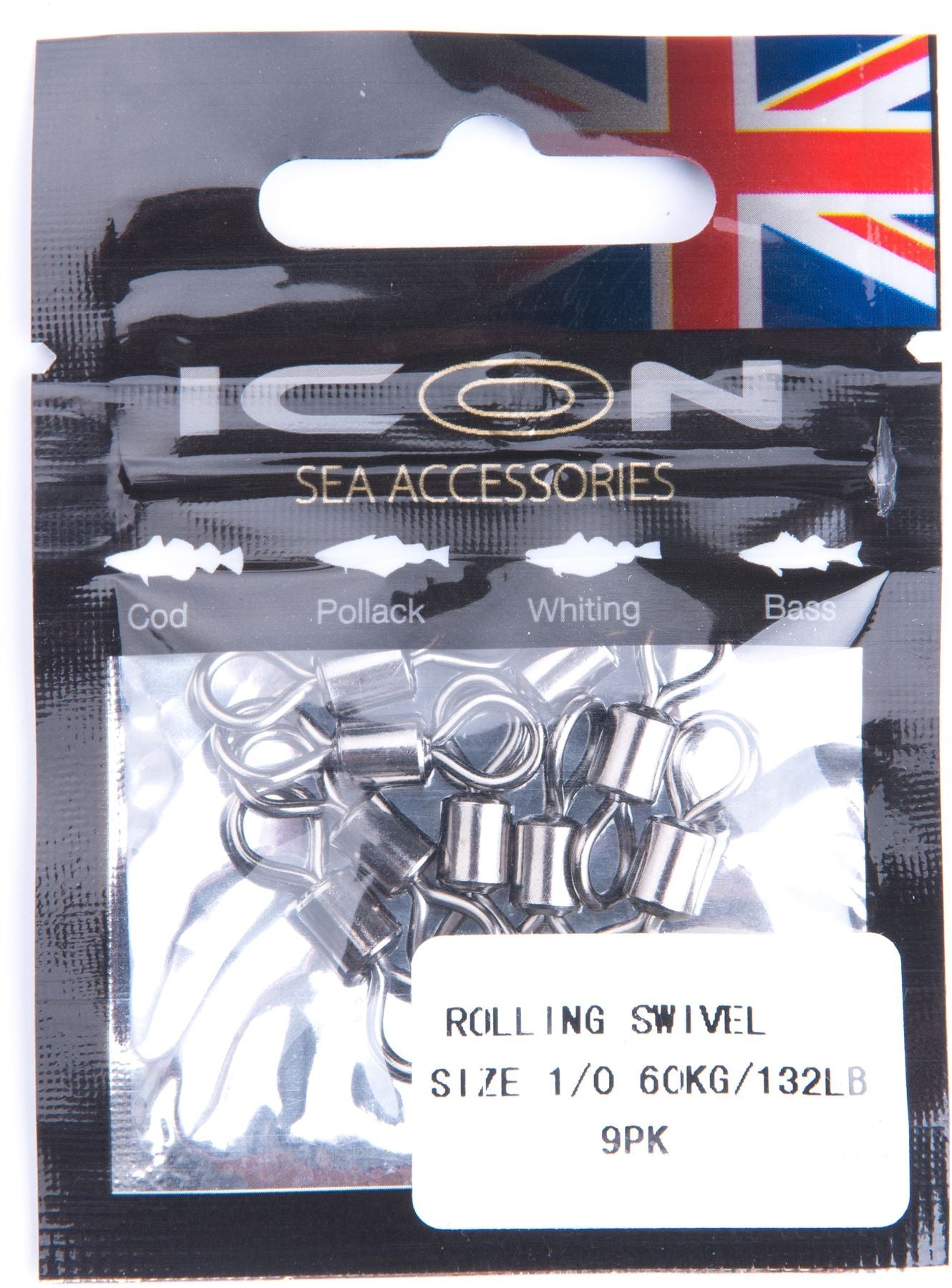 Leeda ICON Rolling Swivel Size 1/0