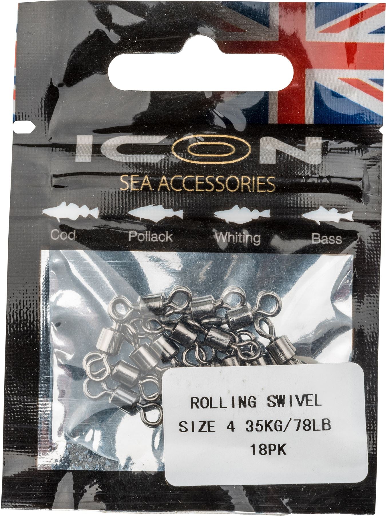 Leeda ICON Rolling Swivel Size 4