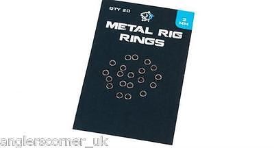 Nash Metal Rig Rings 2.5mm